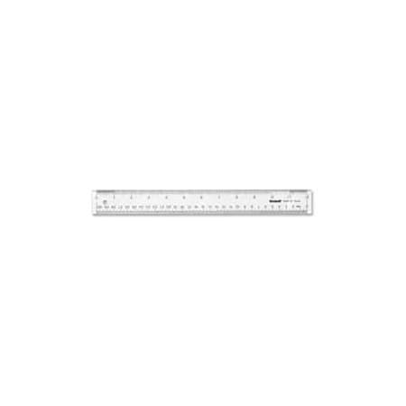 Acme United Westcott  See Through Acrylic Ruler, 12" Long, Clear 10562
